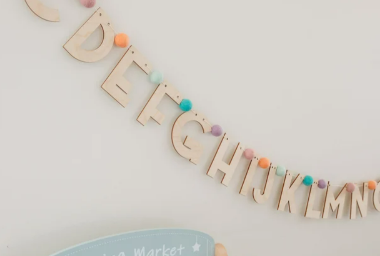 Playroom Alphabet Garland