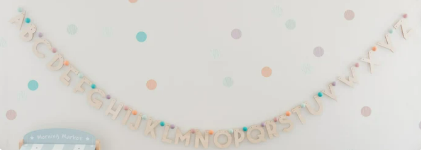 Playroom Alphabet Garland