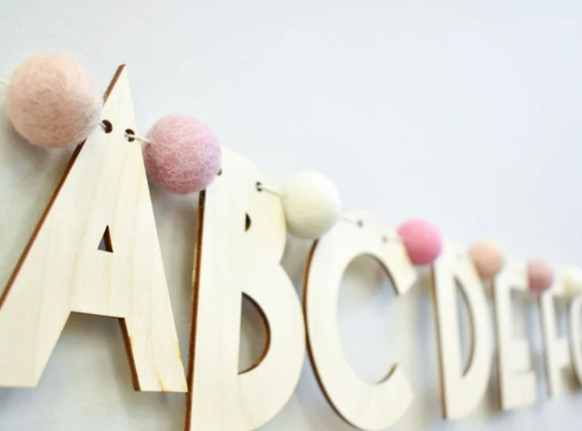 Playroom Alphabet Garland